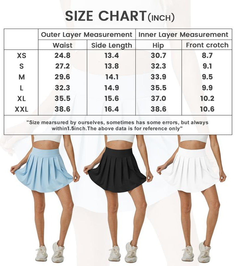 LIMITED TIME! JEKAOYI Women'S Workout Pleated Skirt Clearance Sale!
